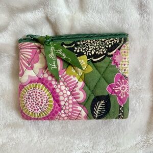 Vera Bradley Olivia Pink Zip Coin Purse Retired